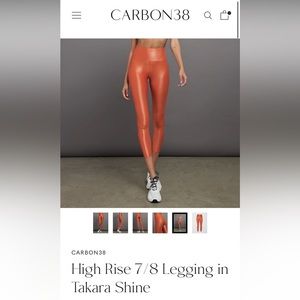New carbon 38 takara 7/8 leggings high shine